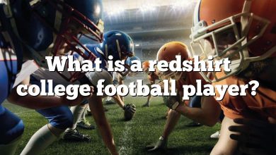 What is a redshirt college football player?