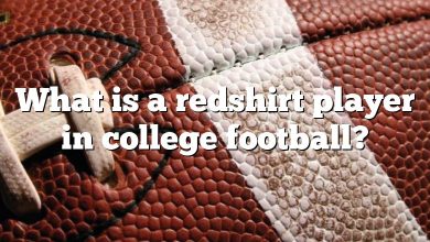 What is a redshirt player in college football?