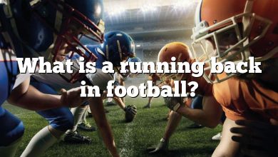 What is a running back in football?