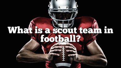 What is a scout team in football?