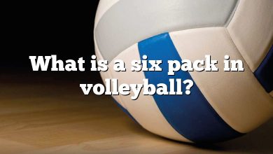 What is a six pack in volleyball?