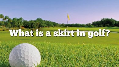 What is a skirt in golf?