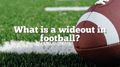 What is a wideout in football?