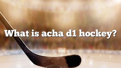 What is acha d1 hockey?