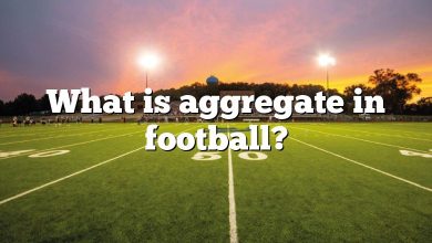 What is aggregate in football?