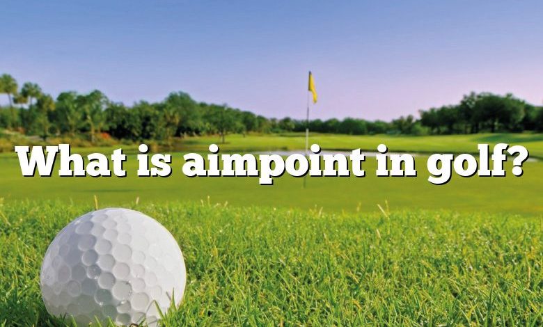 What is aimpoint in golf?