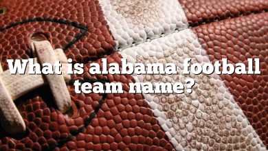 What is alabama football team name?