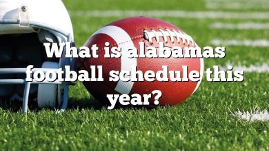 What is alabamas football schedule this year?