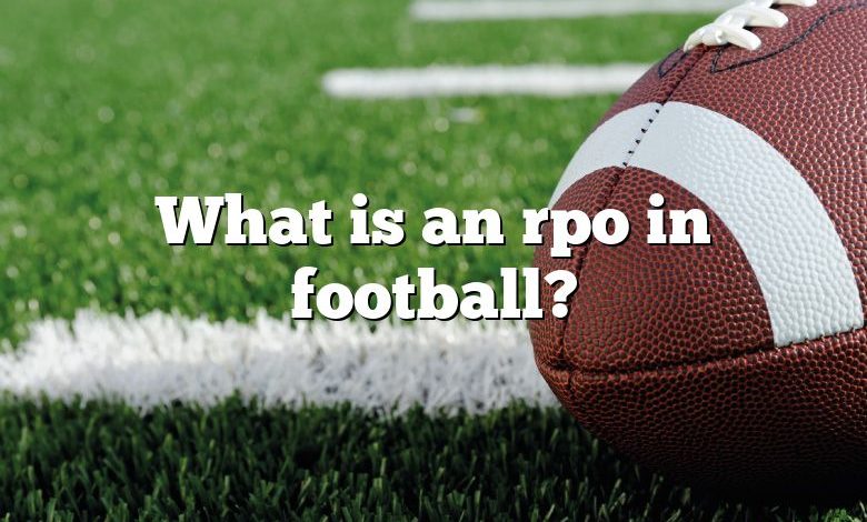 What is an rpo in football?