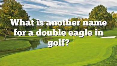 What is another name for a double eagle in golf?