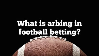 What is arbing in football betting?
