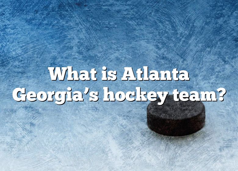 What Is Atlanta Hockey Team? DNA Of SPORTS