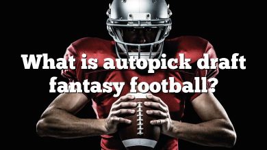 What is autopick draft fantasy football?