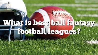 What is best ball fantasy football leagues?