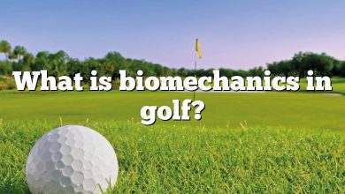 What is biomechanics in golf?