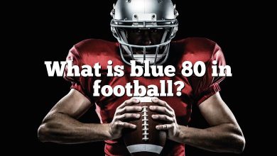 What is blue 80 in football?