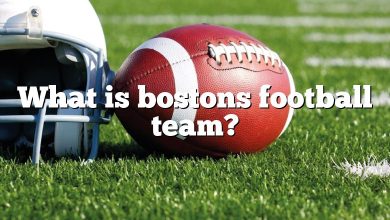 What is bostons football team?