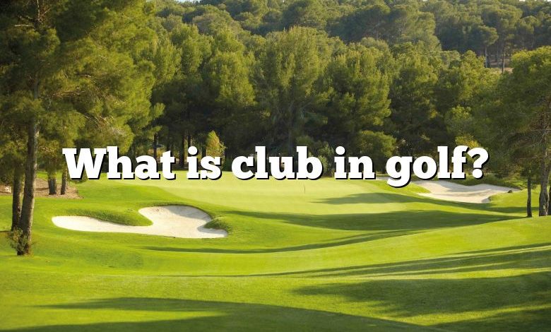 What is club in golf?