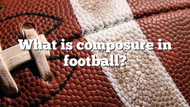 What is composure in football?