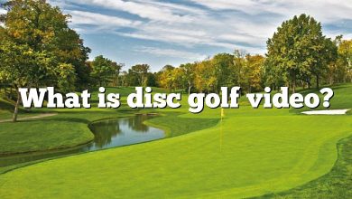 What is disc golf video?