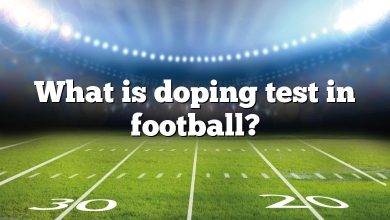 What is doping test in football?