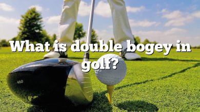 What is double bogey in golf?