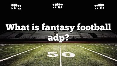 What is fantasy football adp?