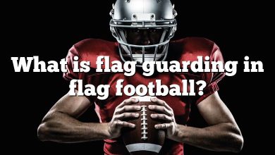 What is flag guarding in flag football?