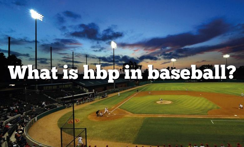 What is hbp in baseball?