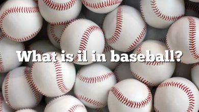 What is il in baseball?