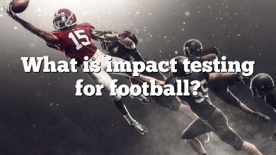 What is impact testing for football?