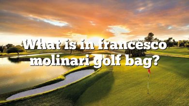 What is in francesco molinari golf bag?