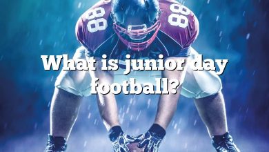 What is junior day football?