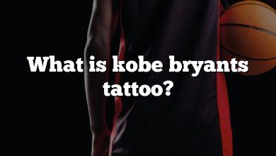 What is kobe bryants tattoo?