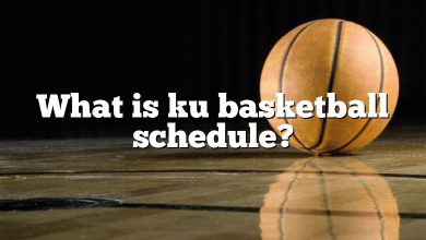 What is ku basketball schedule?