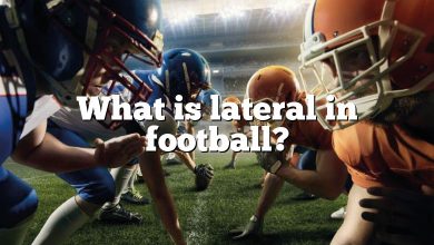 What is lateral in football?