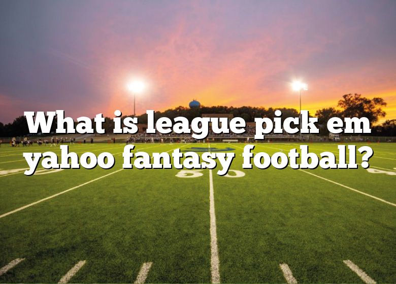 CVCC Pro Pick Em Fantasy Football