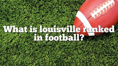 What is louisville ranked in football?