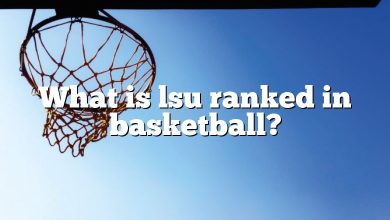 What is lsu ranked in basketball?