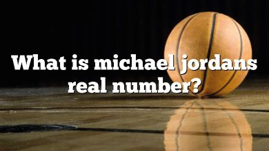 What is michael jordans real number?