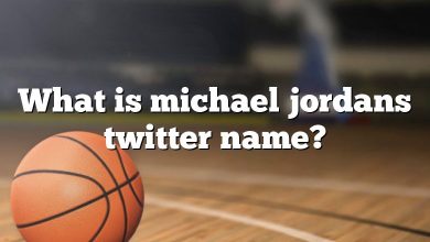 What is michael jordans twitter name?