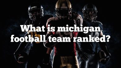What is michigan football team ranked?