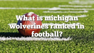 What is michigan wolverines ranked in football?