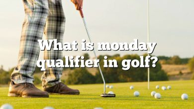 What is monday qualifier in golf?