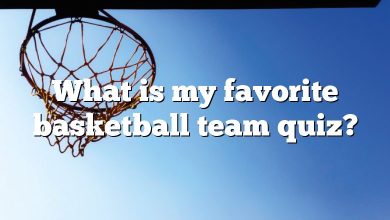 What is my favorite basketball team quiz?