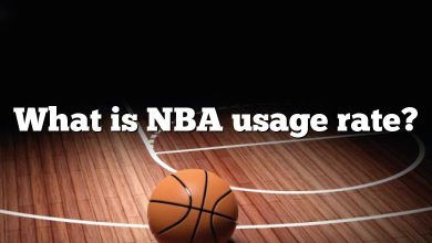 What is NBA usage rate?