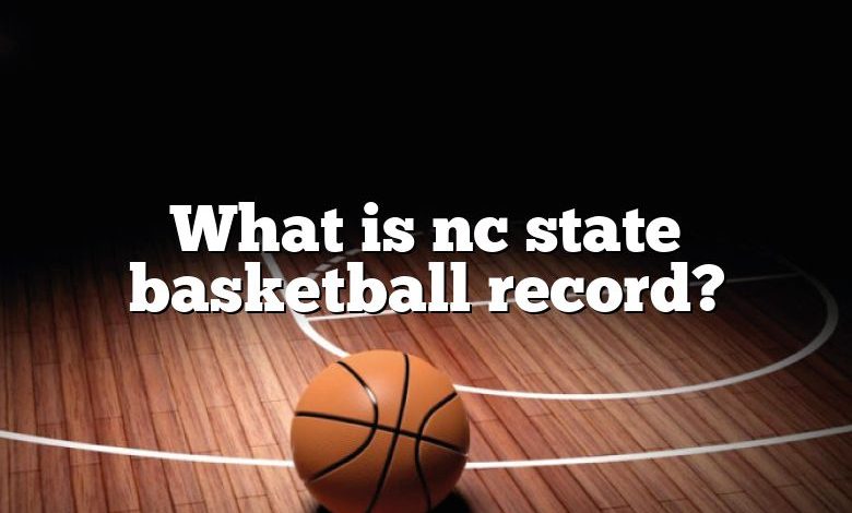 What is nc state basketball record?