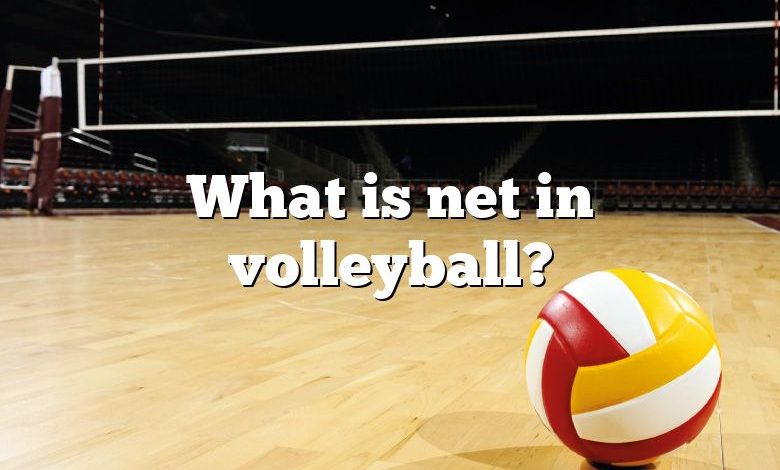 What is net in volleyball?