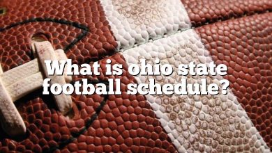 What is ohio state football schedule?