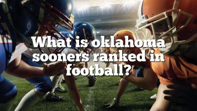 What is oklahoma sooners ranked in football?
